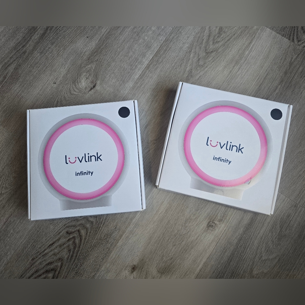 Luvlink Infinity Black Lamp Lights, A Set Of Two